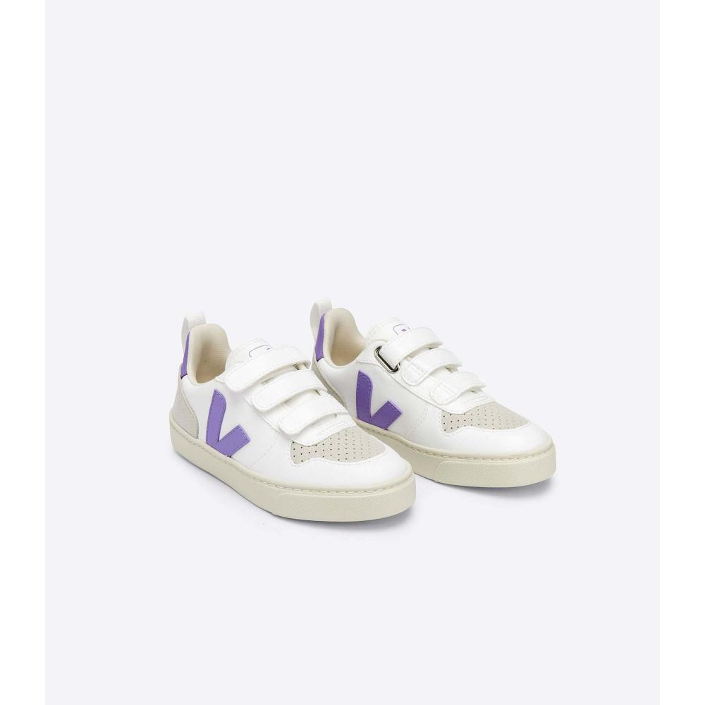 Veja V-10 CWL Tornacipő Gyerek White/Purple | HU 867RVD